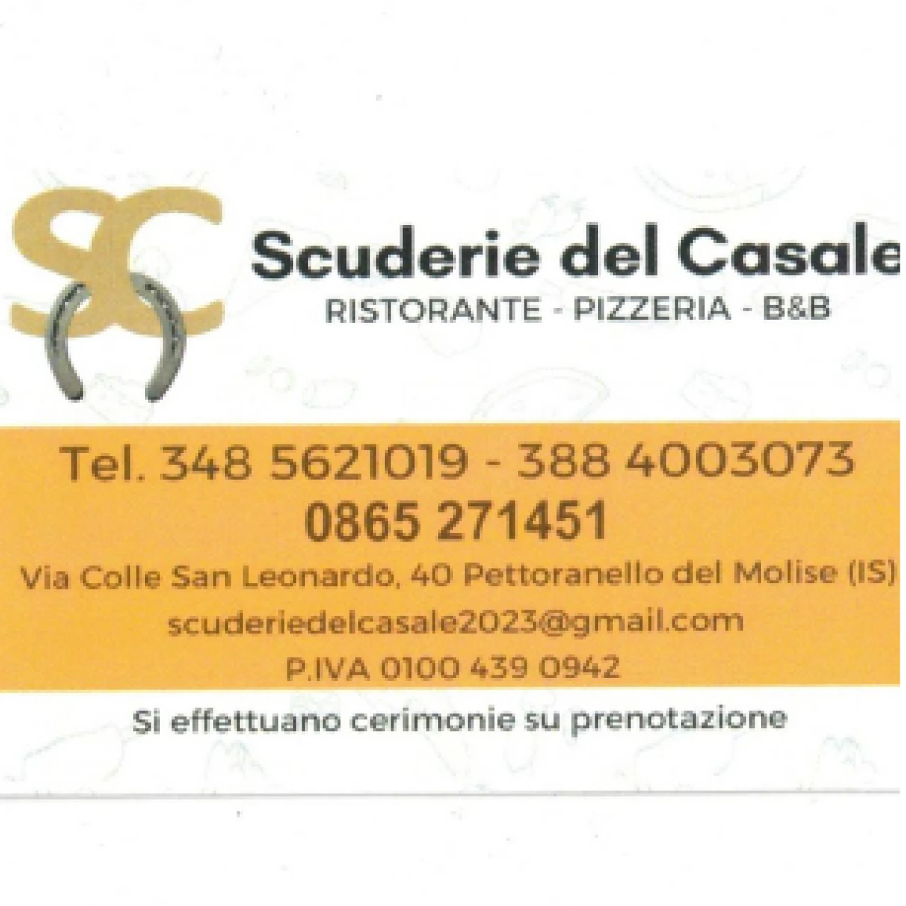 Banner Scuderie del Casale 306 per 306 pixel